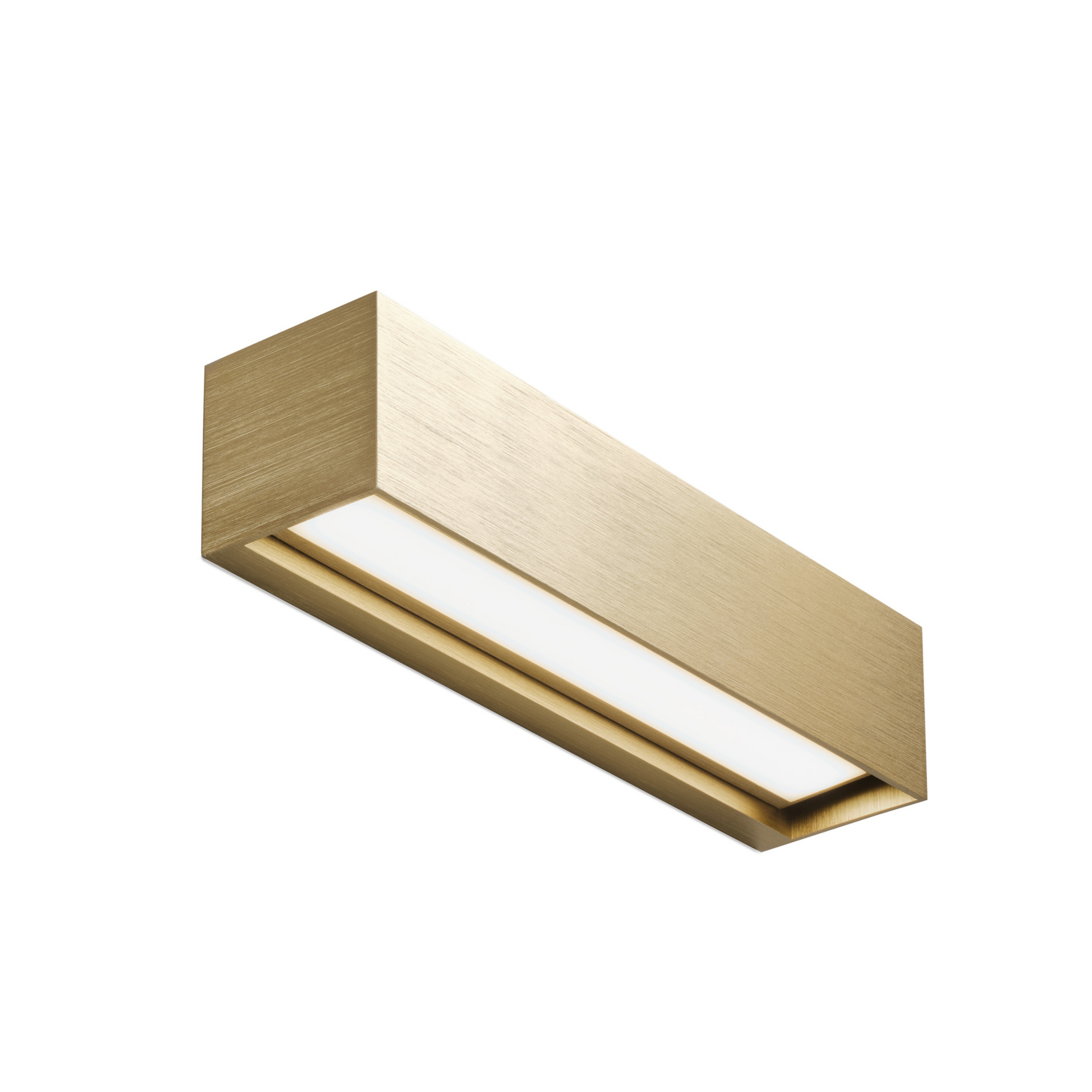 Linea W2 Kinkiet LED mosiężny 30 cm, CCT, IP54 - Light-Point
