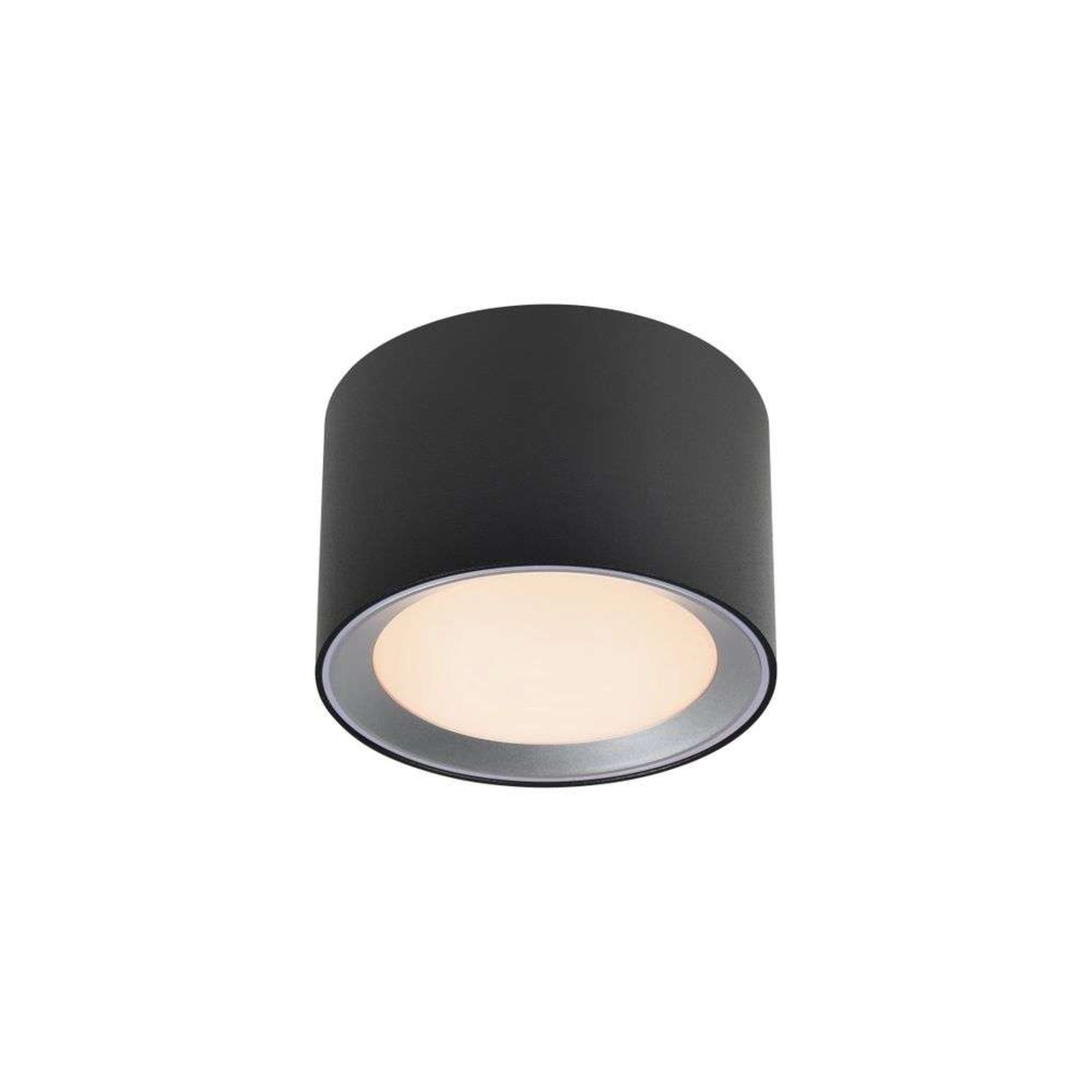 Spot pour plafond LED Landon Smart, noir, hauteur 8,2 cm