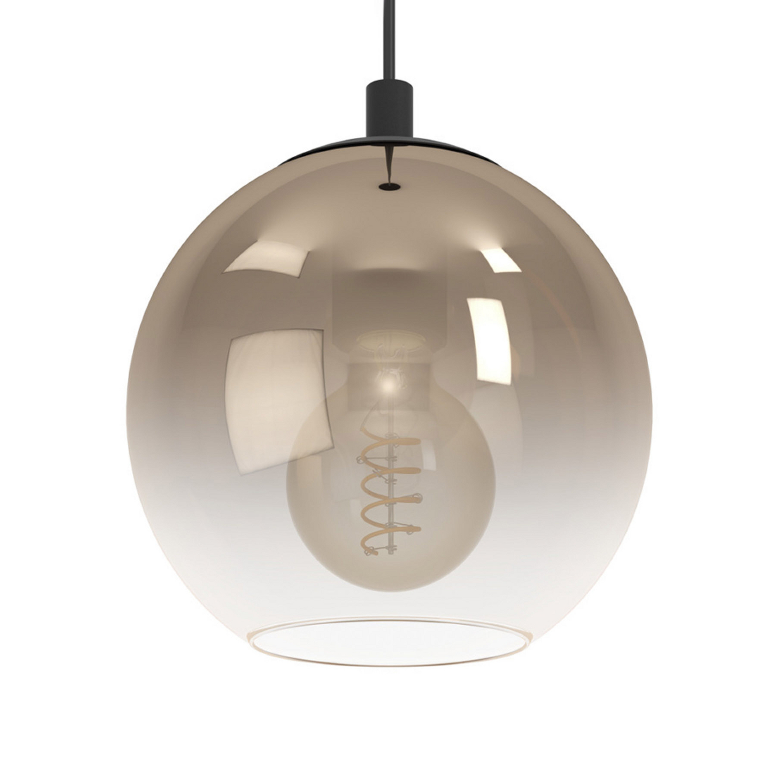 Suspension EGLO ARISCANI 1, Ø 65 cm, à 10 lampes, noir/cuivre Suspension EGLO ARISCANI 1, Ø 65 cm, à 10 lampes, noir/cuivre