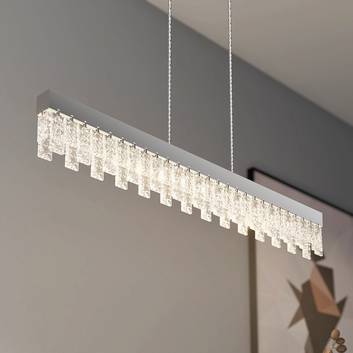 Lucande Bayano LED-hänglampa med kristaller