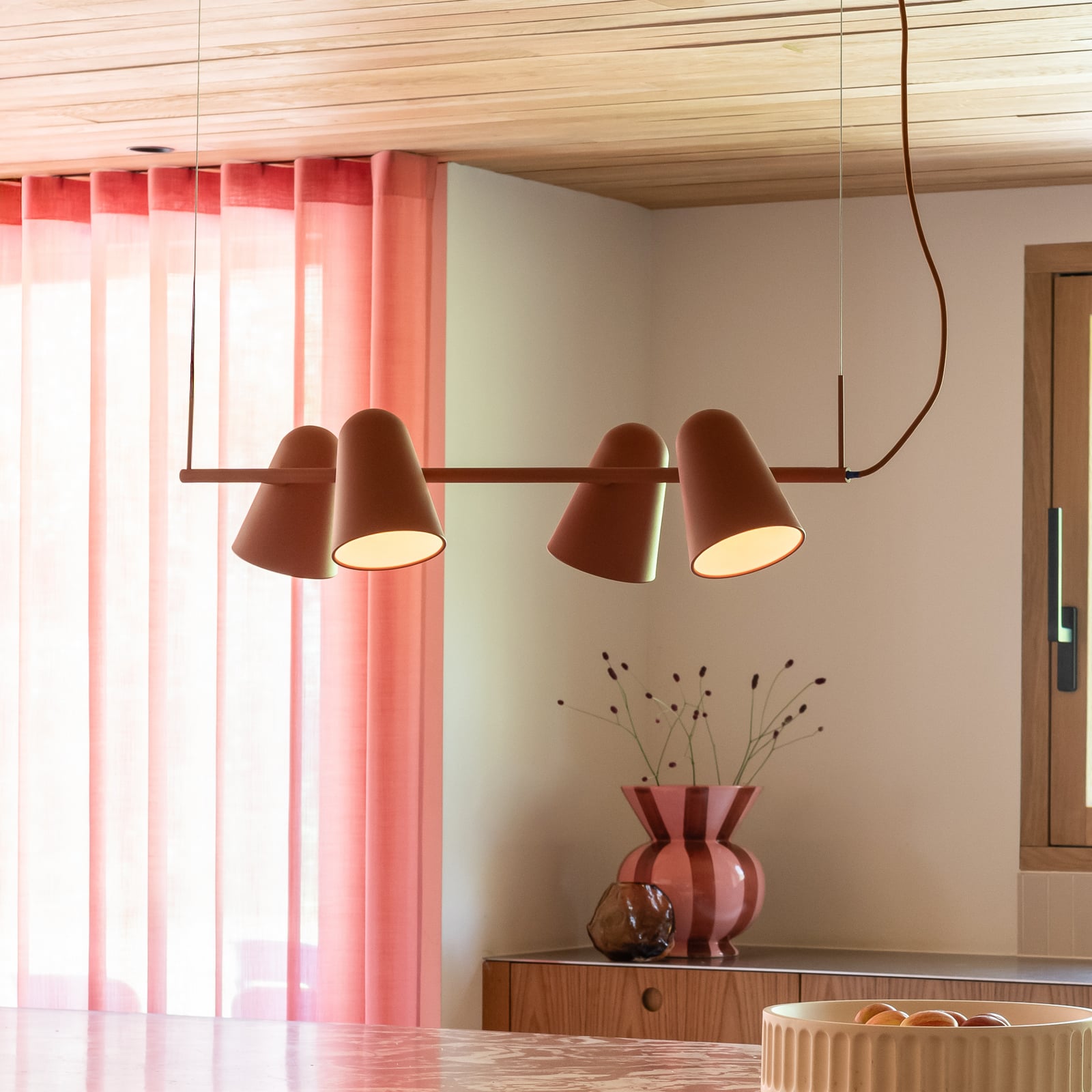 IT'S ABOUT ROMI hanglamp Salamanca, terra, lengte 80 cm