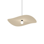 WEVER & DUCRÉ Candeeiro suspenso Wave Soft 3.0 em feltro cor de calcário