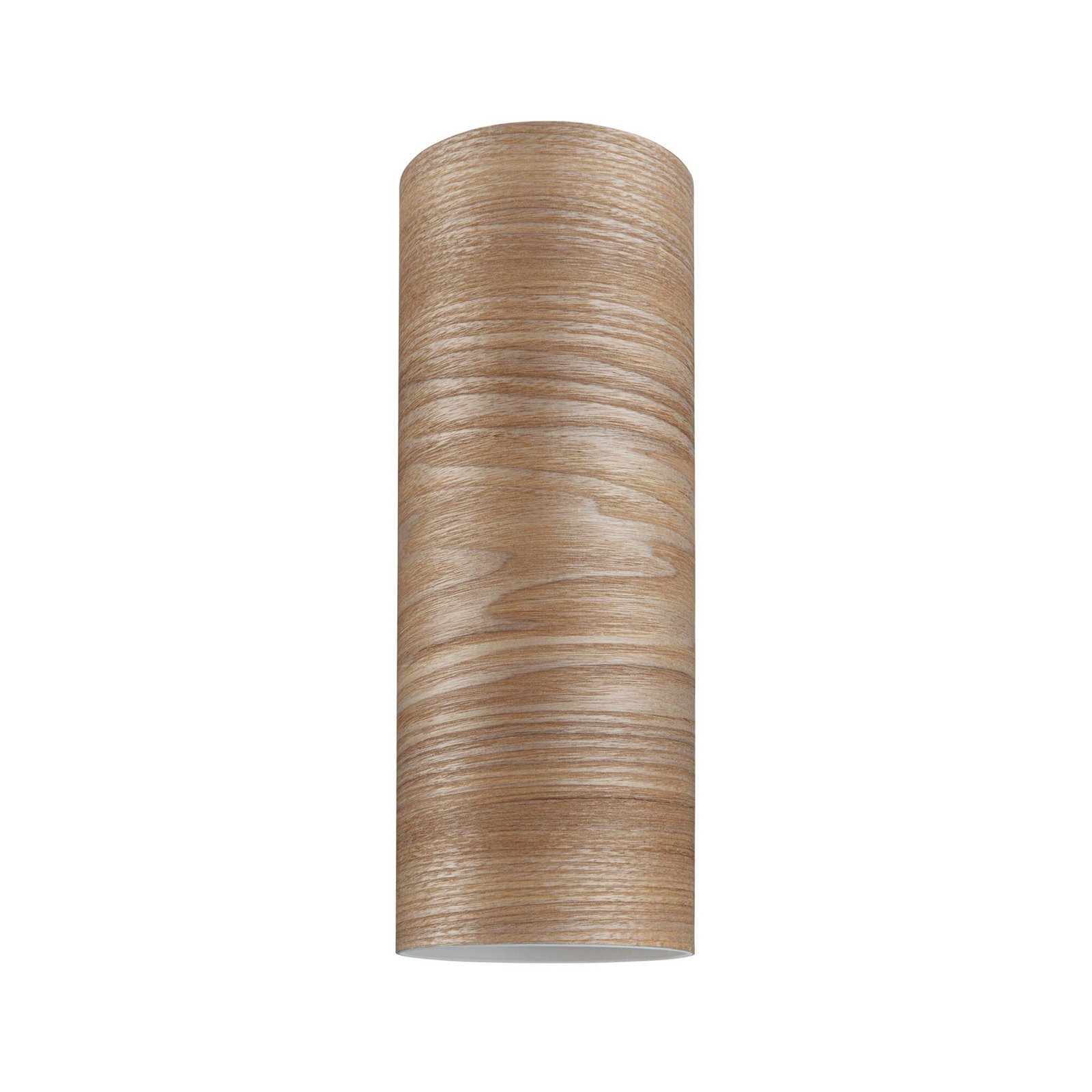 Pantalla Paulmann URail Vitus 2Easy, madera, Ø 11 cm