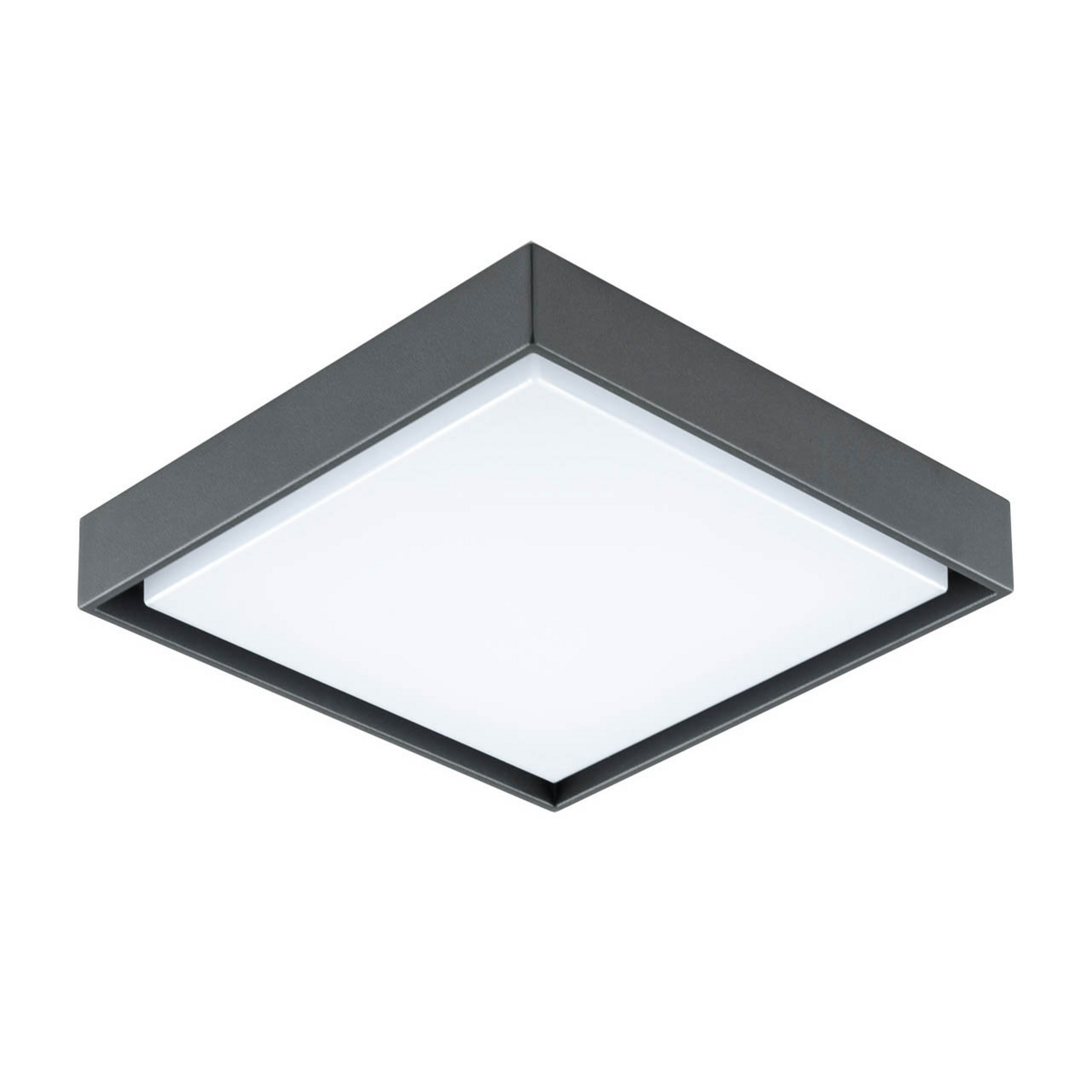 EVN plafoniera LED da esterni Tectum, 24x24 cm, antracite, 110
