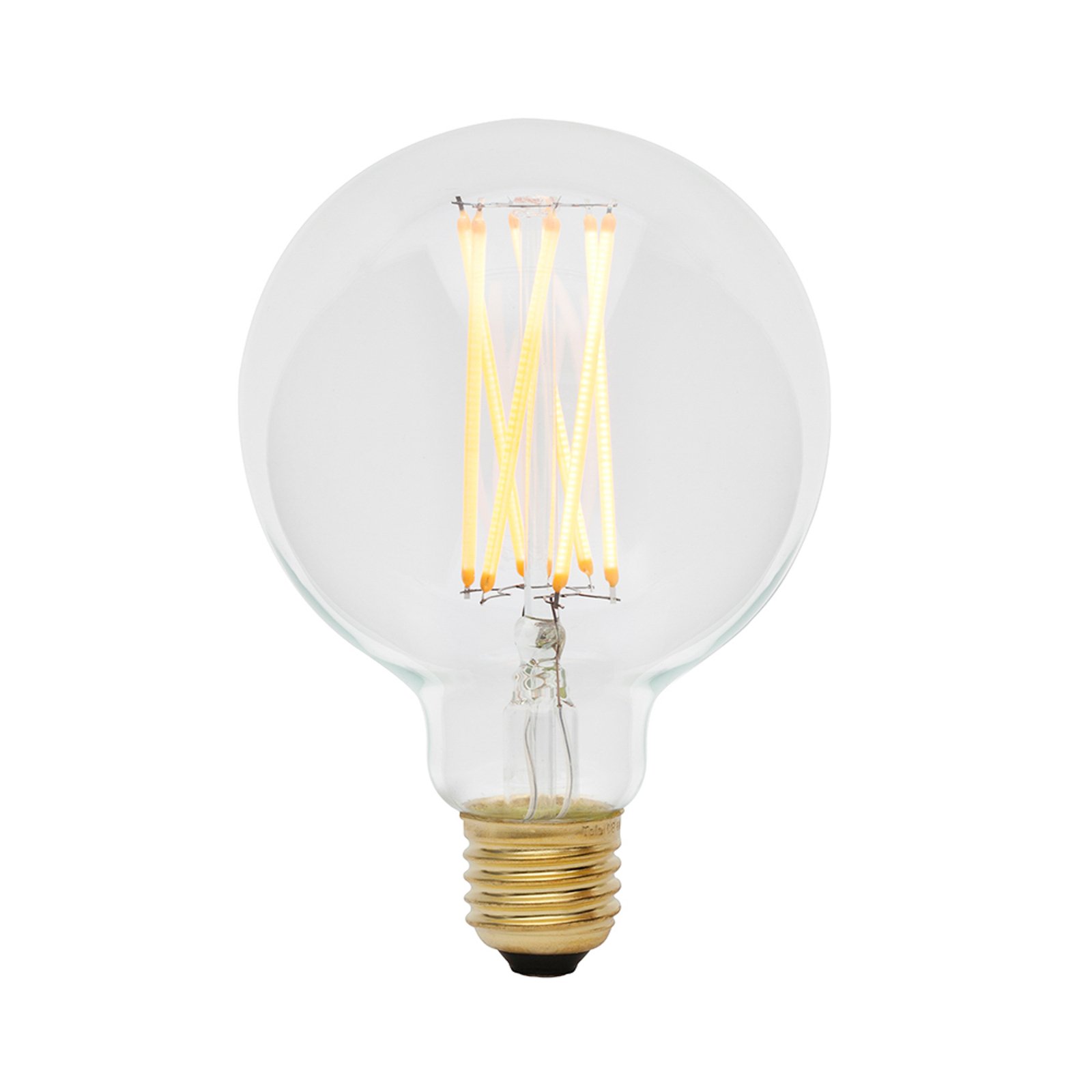 Tala LED lampă de sticlă G95 cu filament clar E27 6W 2200K 480lm dim