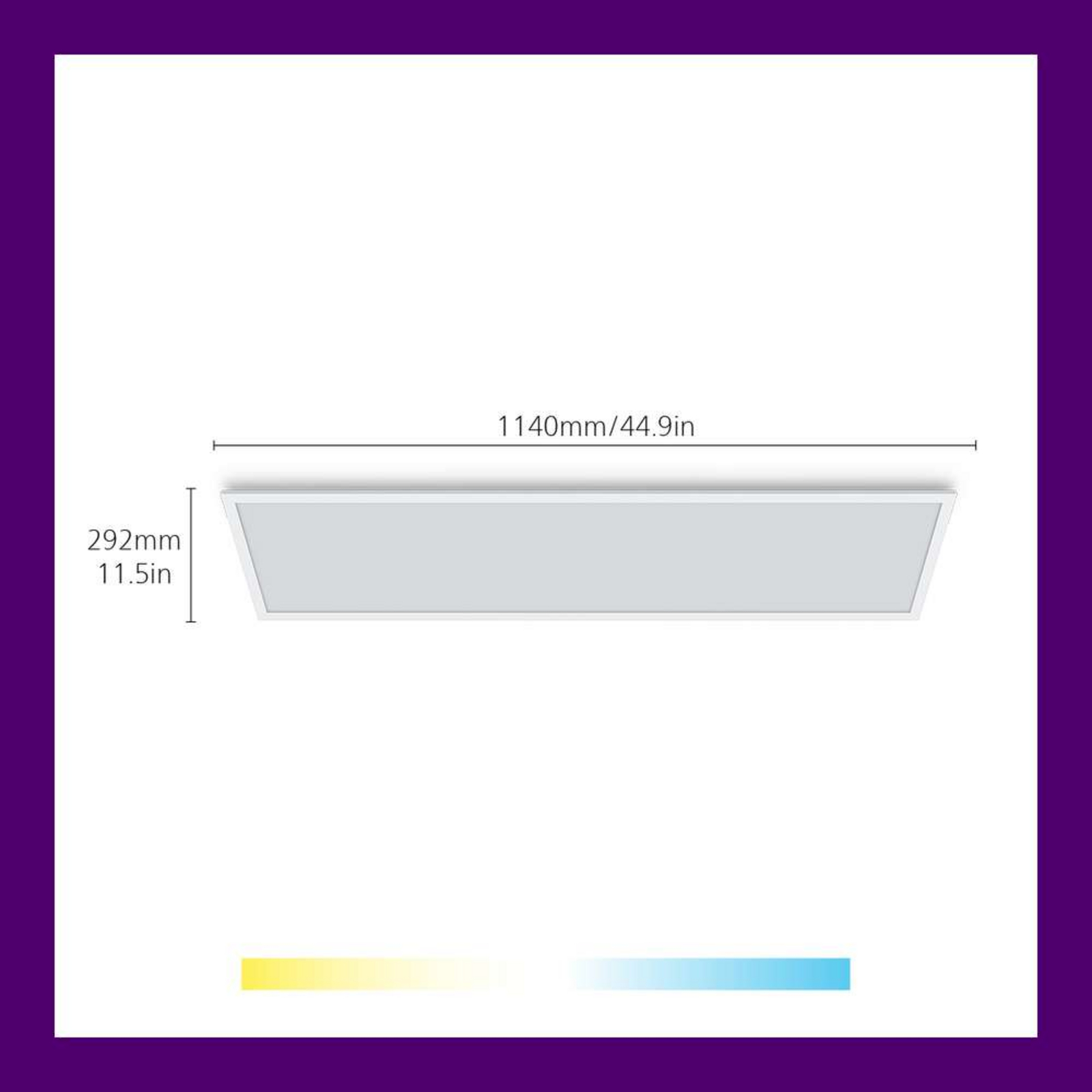 Panel WiZ Stropna lampa 36W Bijela - WiZ