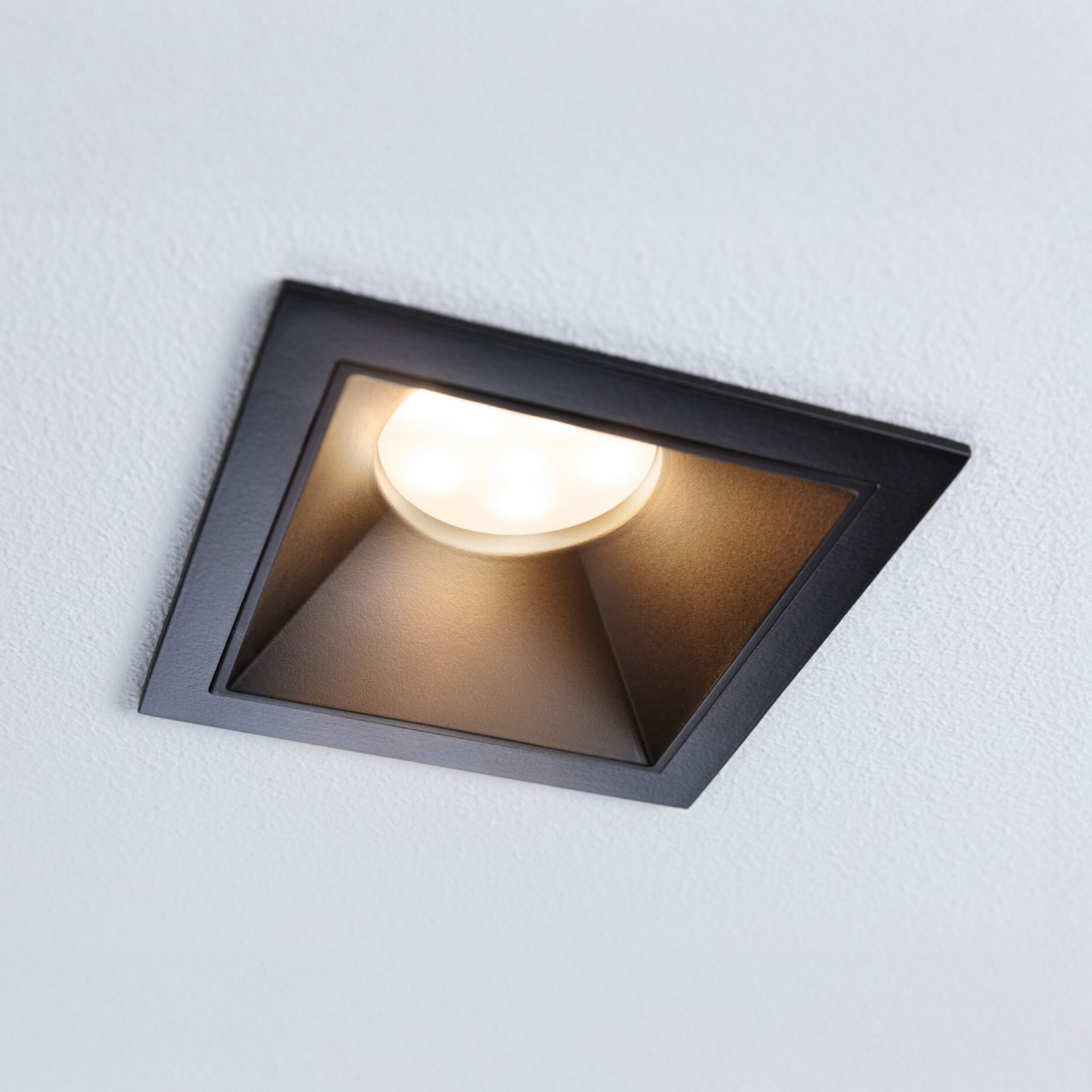 Paulmann LED ugradbena reflektor-svjetiljka Cole Coin, crna, četvrtasta, IP44, Paulmann LED ugradbena reflektor-svjetiljka Cole Coin, crna, četvrtasta, IP44,