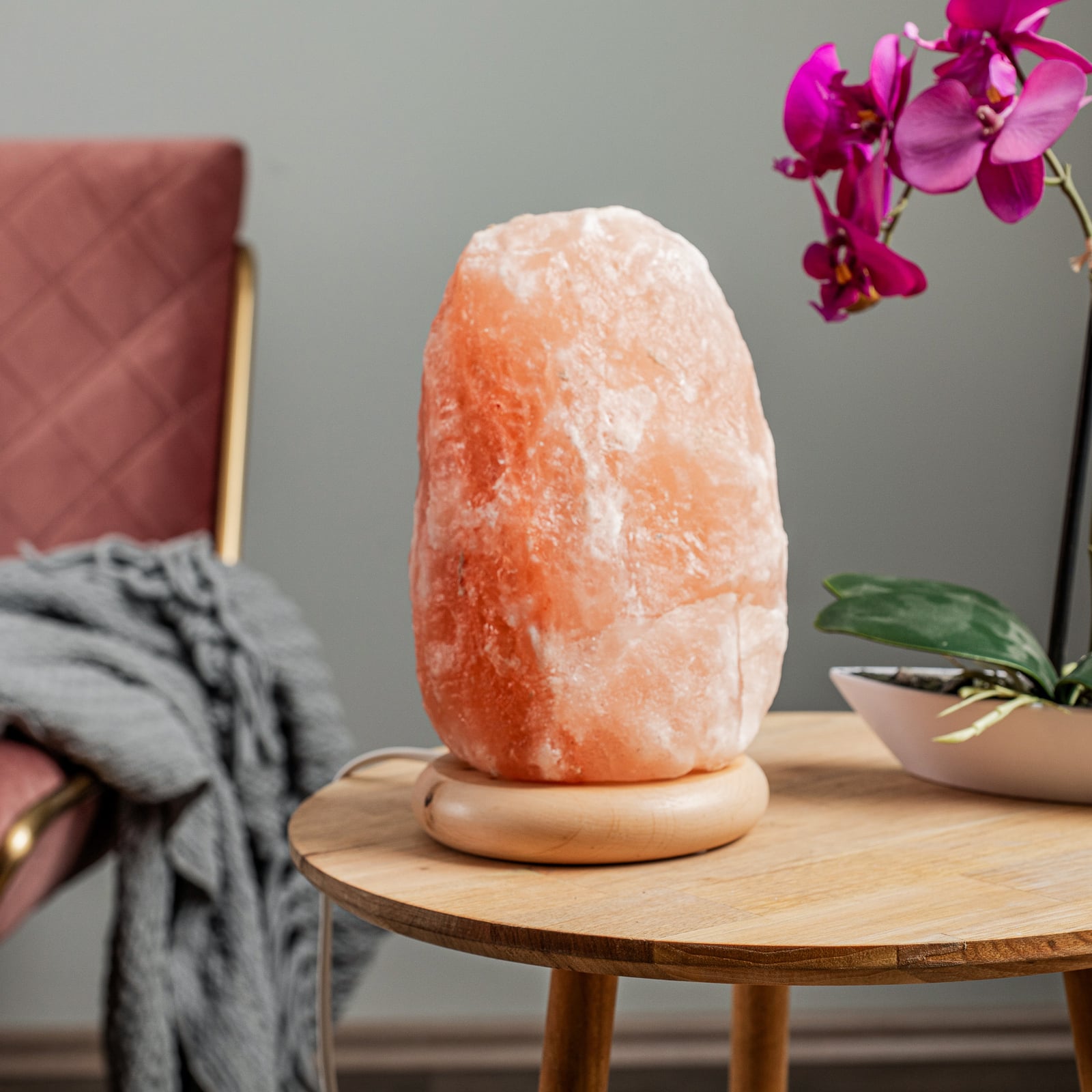 Harmony Salzlampe natur Sockel 23-26cm - Envostar