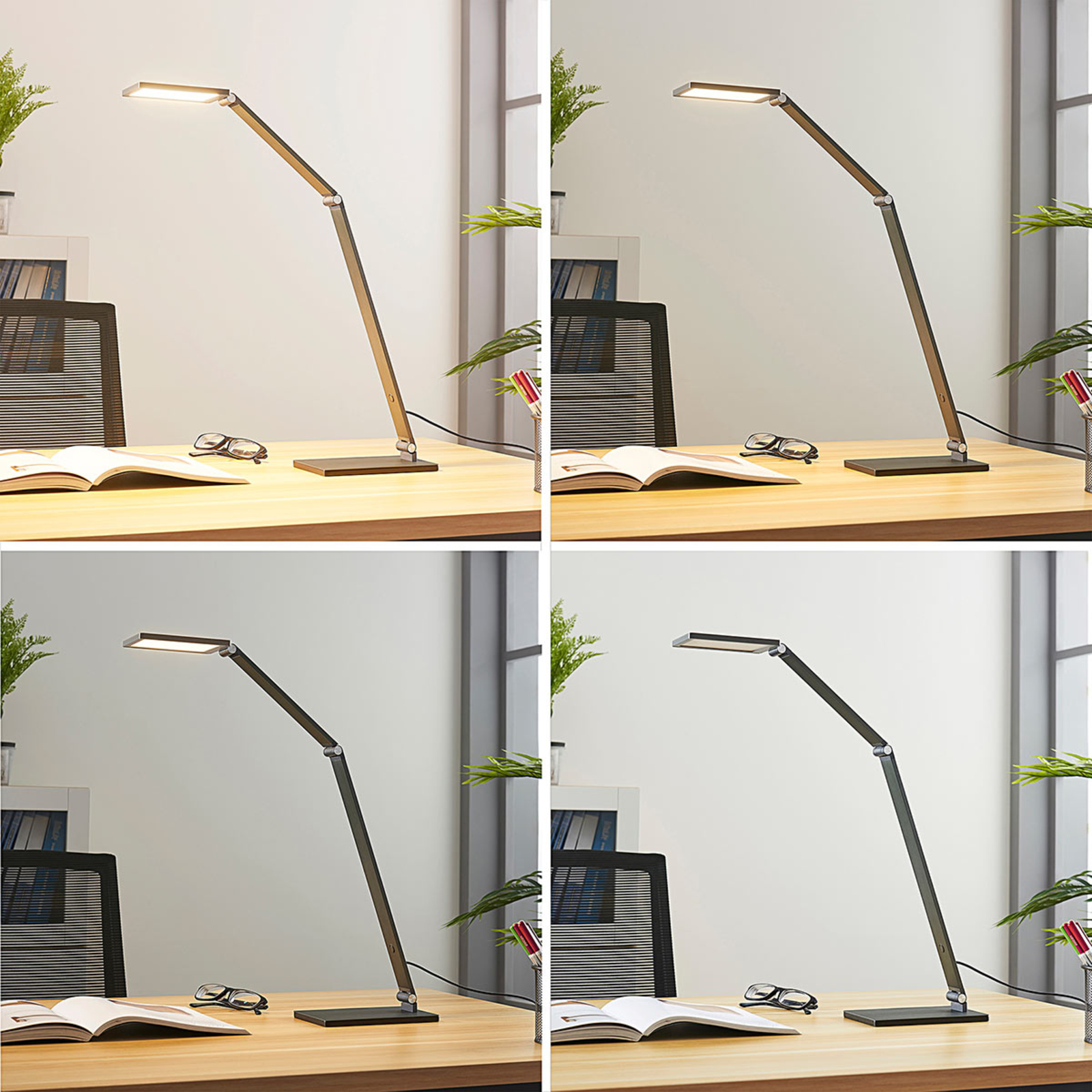 Dimbar LED-skrivebordslampe Mion