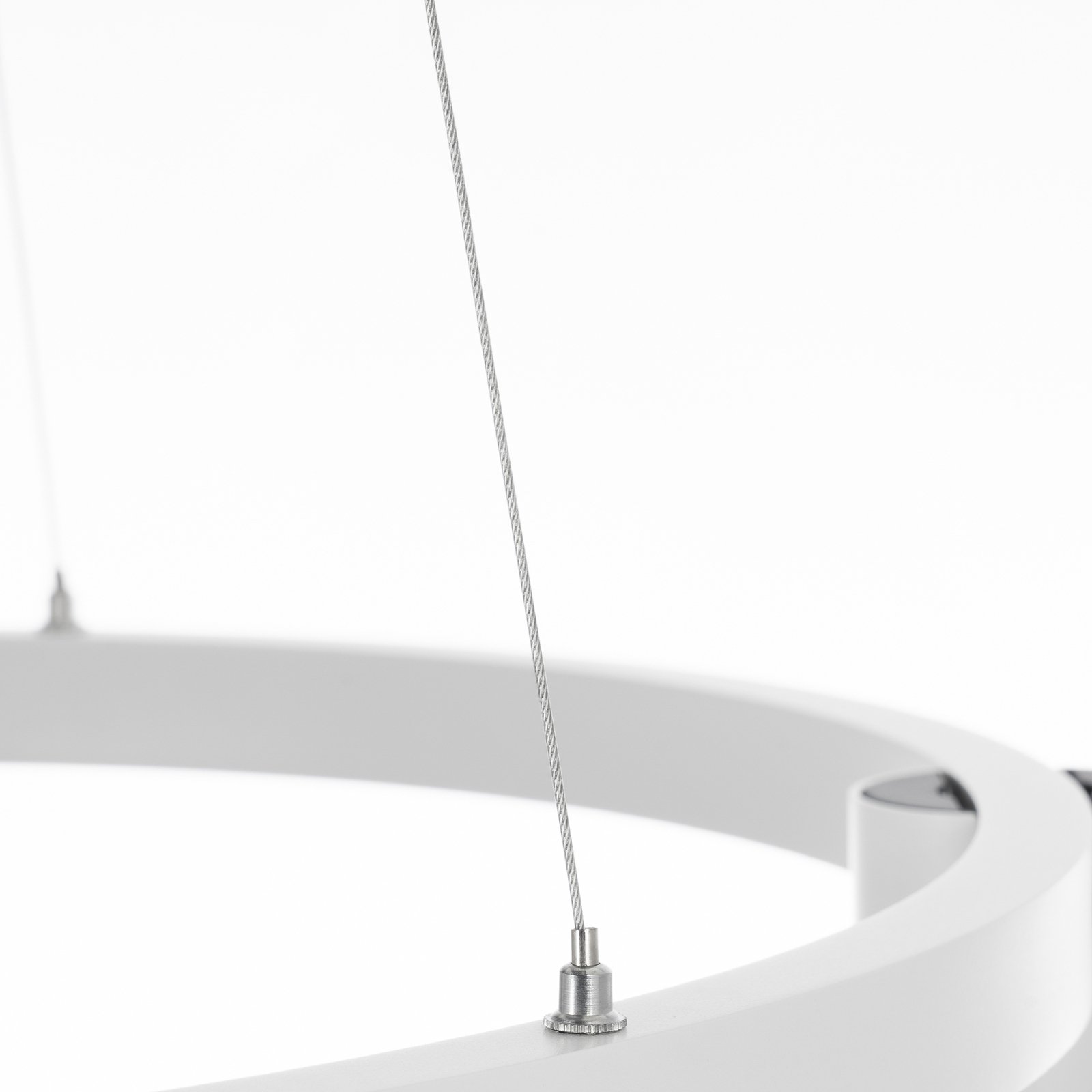 Arcchio Brinja suspension blanche 4 lampes ronde