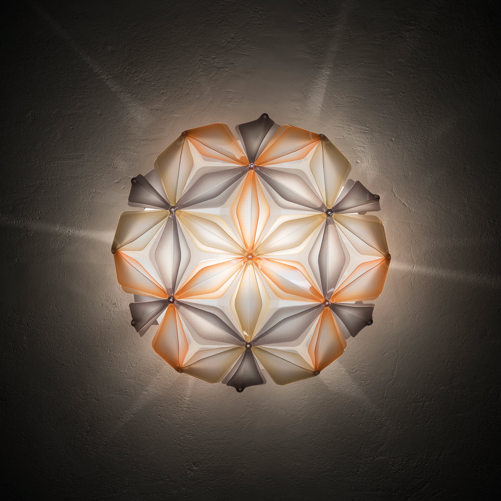 La Vie Stropní Lampa/Nástěnné Svítidlo Ø50 Amber - Slamp
