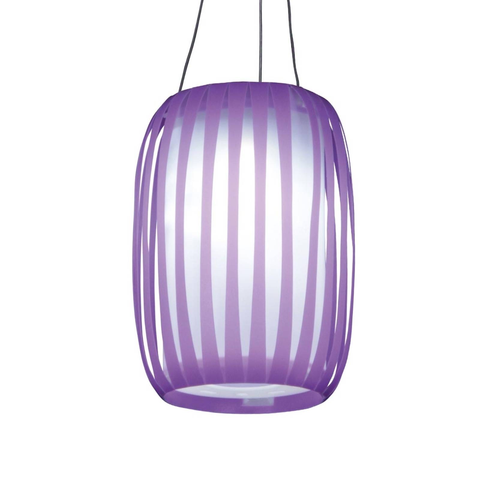 Näve Lyhtymuoto LED aurinkokäyttö valaisin Lilja liila - moderni solarvalaisin - aurinkokennovalaisin violetti