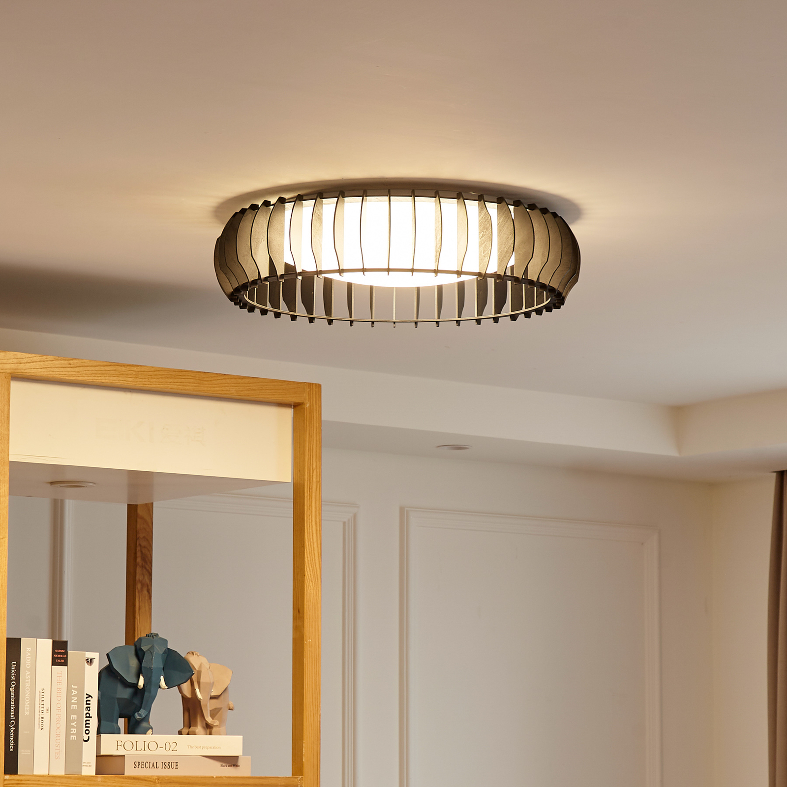 Lindby Rhetta LED ceiling lamp, round, CCT changeable