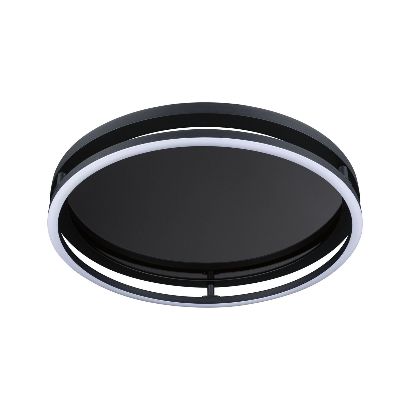 Paulmann LED-taklampa Spaceglow One, svart, Ø39 cm, RGBW Paulmann LED-taklampa Spaceglow One, svart, Ø39 cm, RGBW