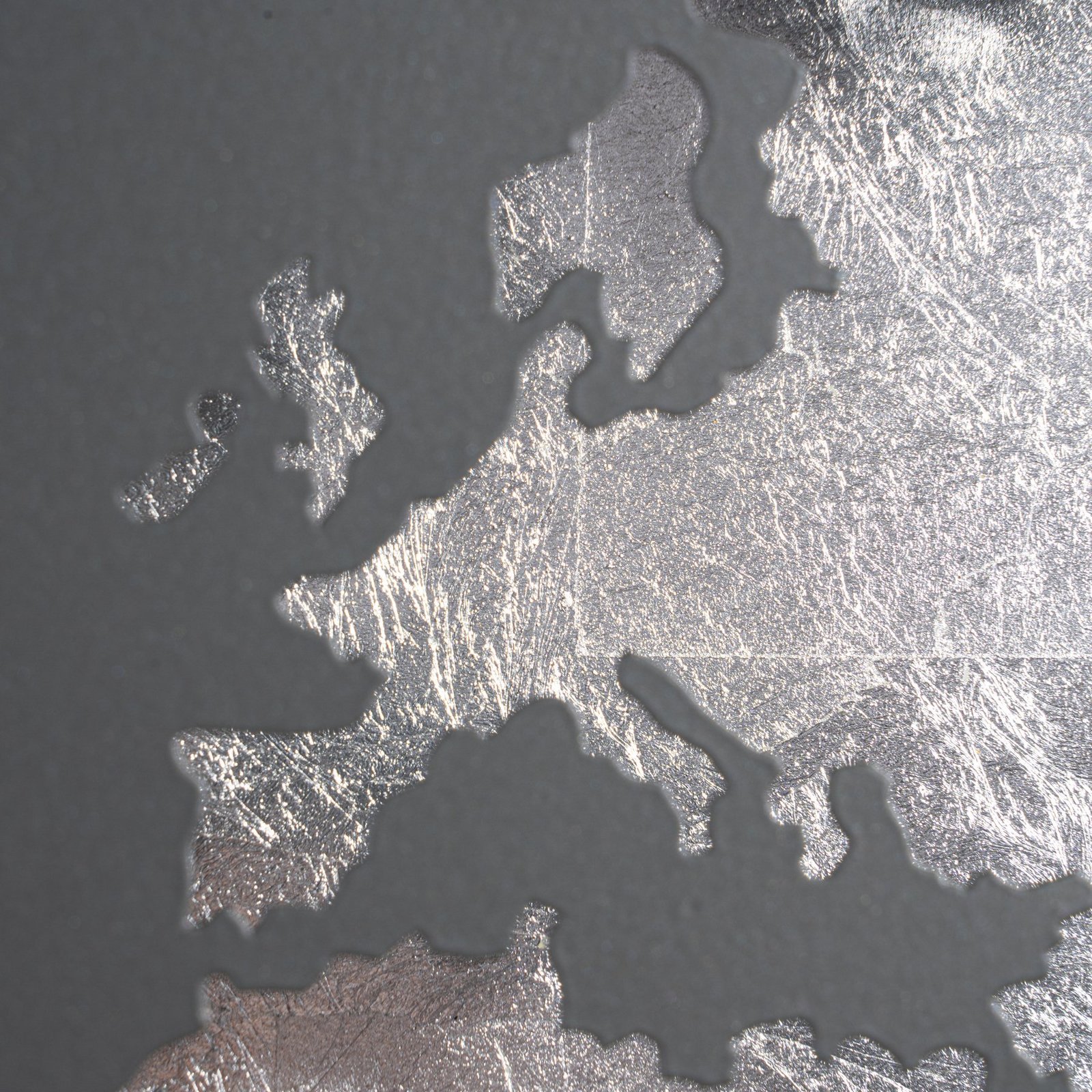 Lucande LED-Wandleuchte World, anthrazit/silber, 60cm x 30cm Lucande LED-Wandleuchte World, anthrazit/silber, 60cm x 30cm