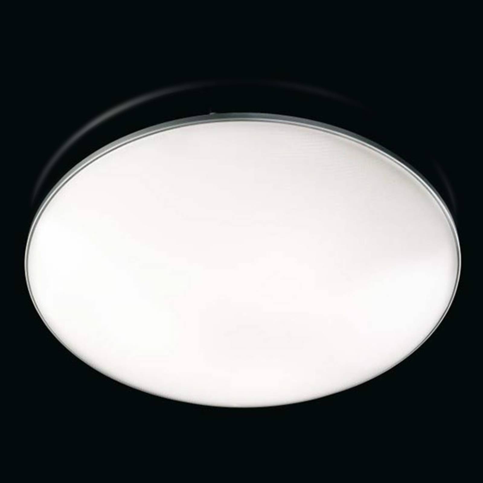 Luceplan Simple ceiling lamp Trama, for Living / Dining Room, aluminium, plastic, E27, 42 W, energy efficiency: A++, H: 16 cm