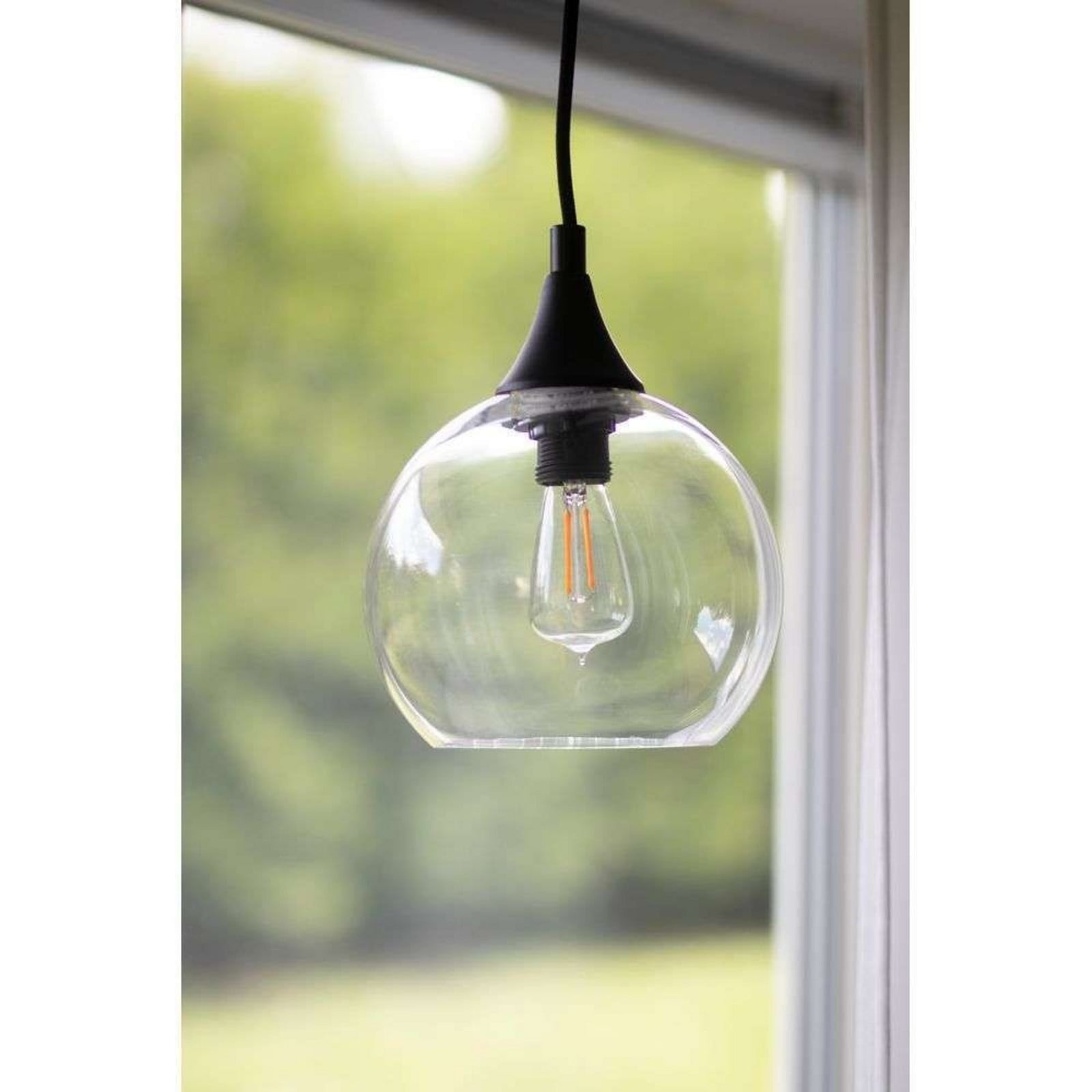 Bowl Taklampa Mini Transparent Globen Lighting - Matsal - Glas