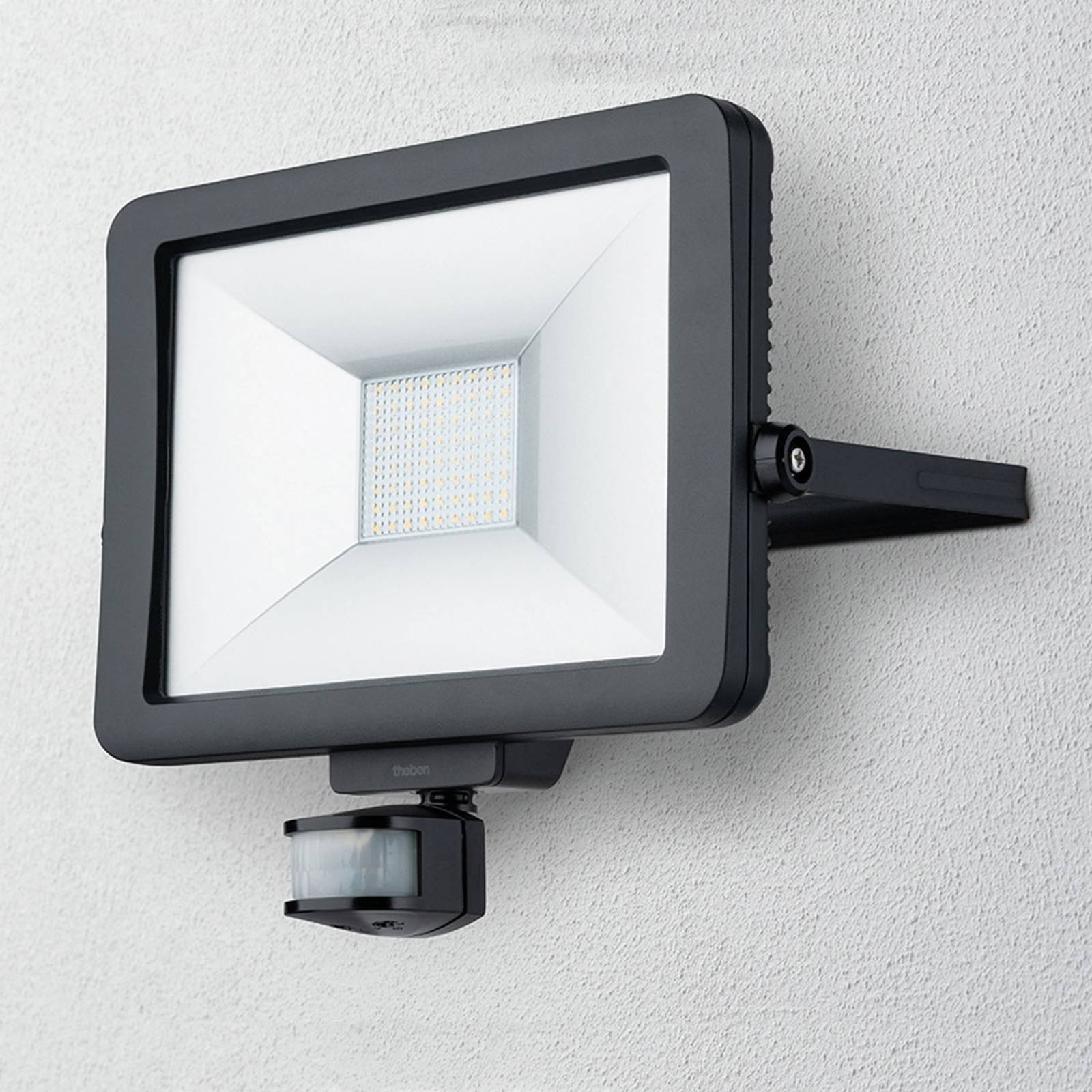 Theben theLeda B50L udendørs LED-spot, sort Aluminium
