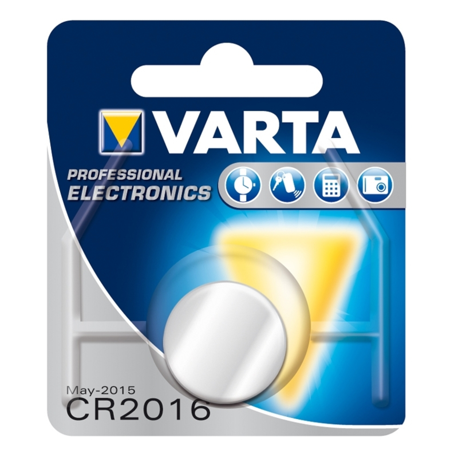 Lithium CR2016 3V knapbatteri fra VARTA