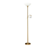 Elaina Stojací Lampa Brass/White - Lindby