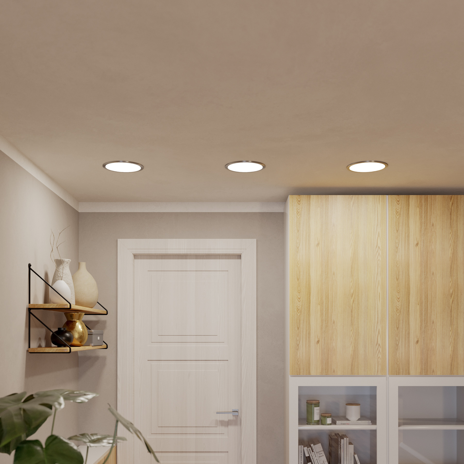 EGLO connect Fueva-Z светлина за вграждане 21,6 cm никел EGLO connect Fueva-Z светлина за вграждане 21,6 cm никел