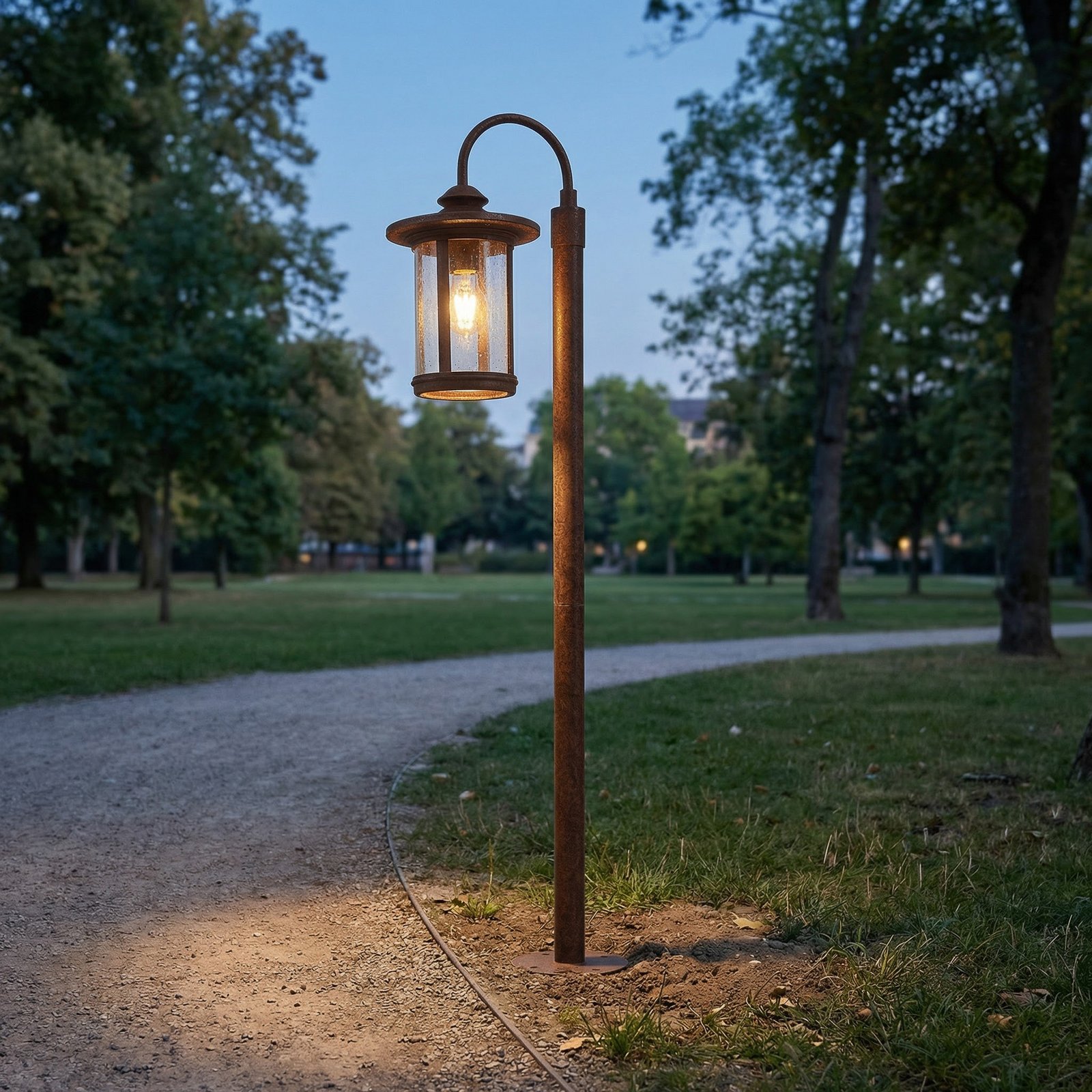 Zayn Garden Lamp H109 Rust - Lindby Zayn Garden Lamp H109 Rust - Lindby