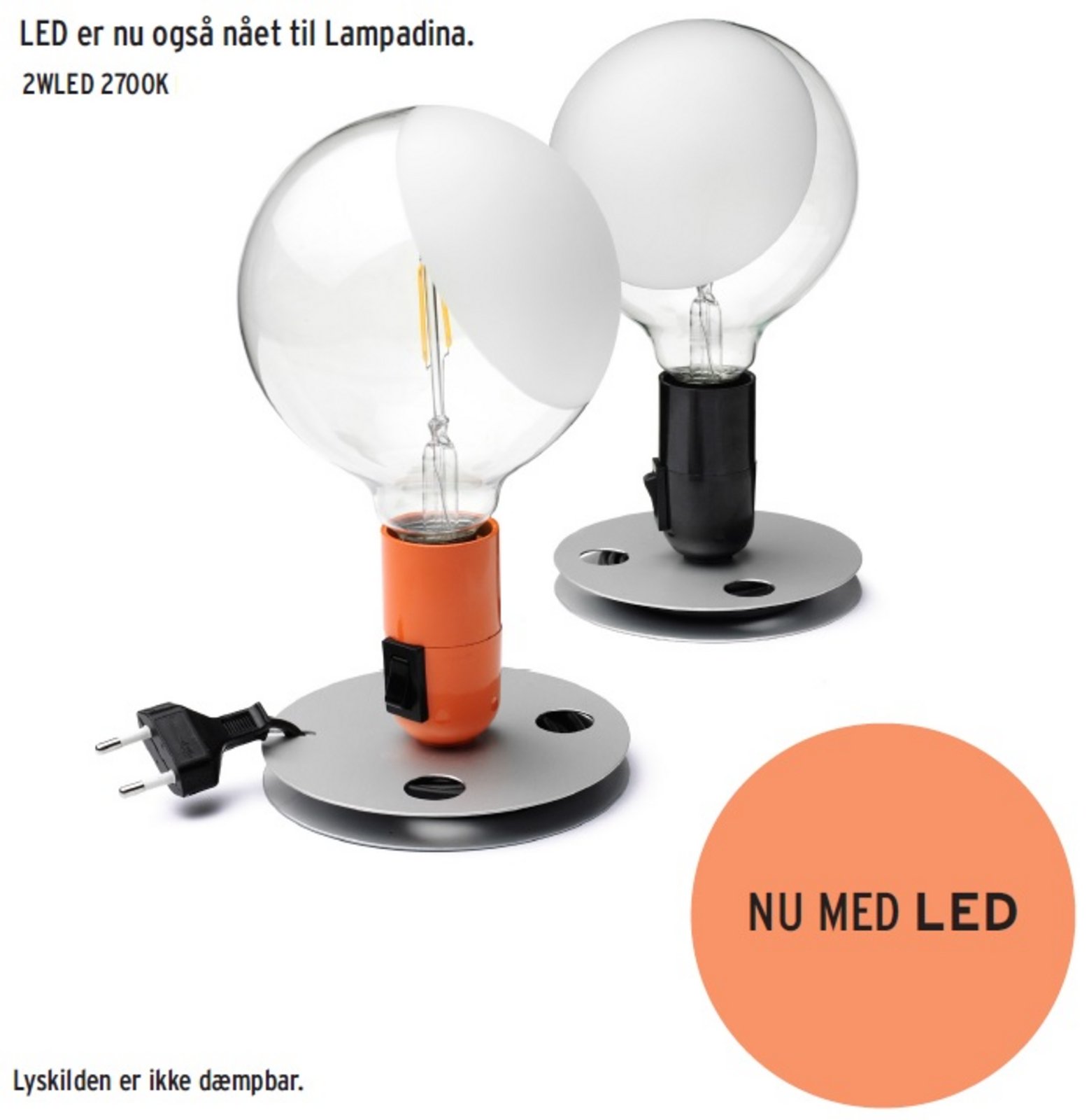 Lampadina Bordslampa Svart - Flos