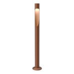 Flindt Garden Candeeiro de Jardim Long LED 2700K com Base Corten - Louis Poulsen