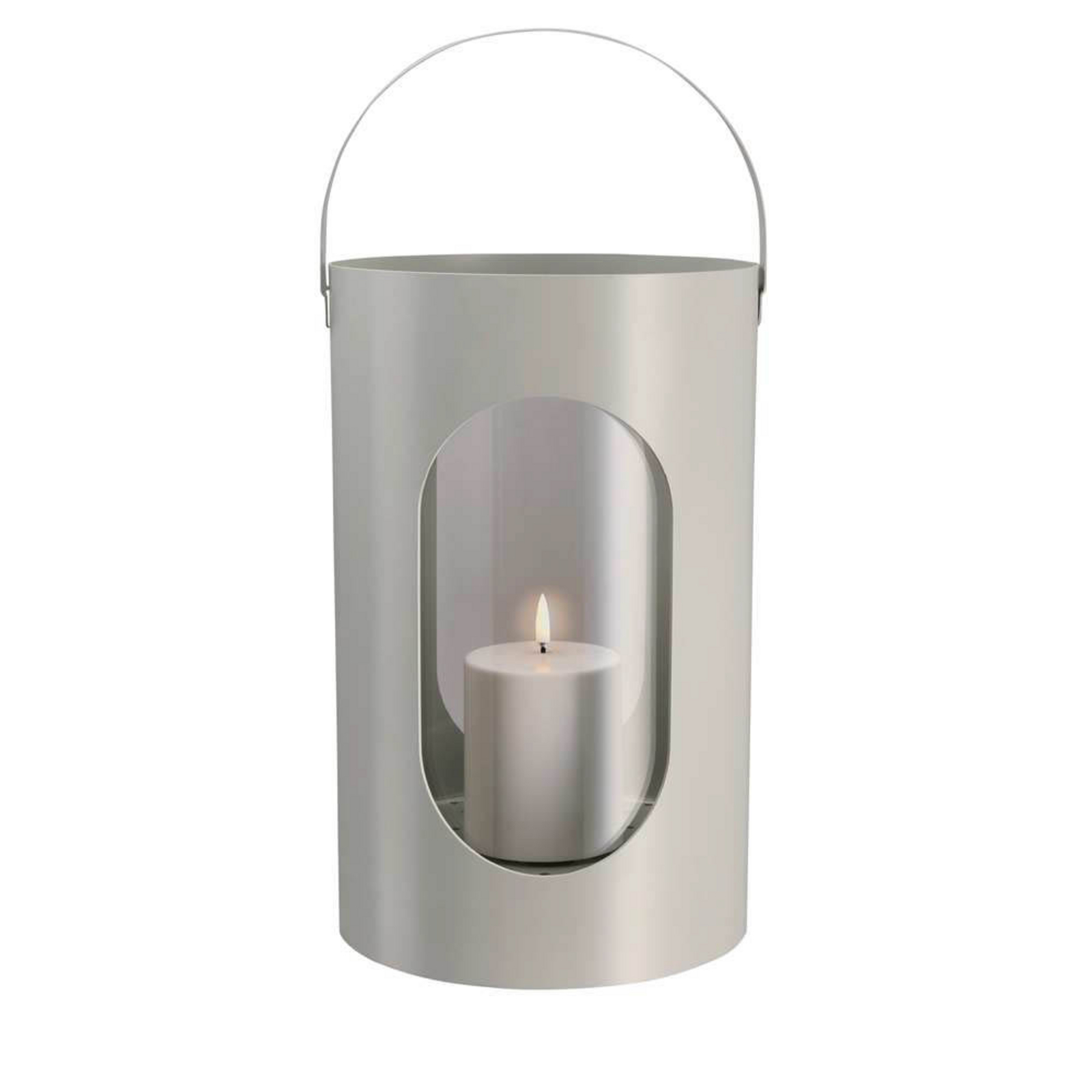 Uyuni & Ekta Light House Lantern 22x35 Light Grey - Uyuni Lighting