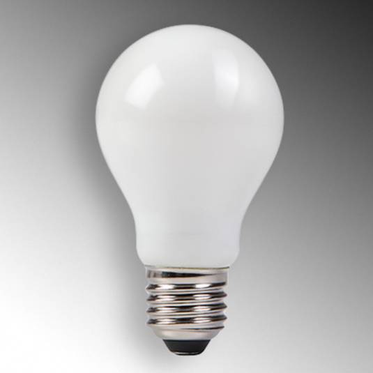 LED lamp E27 4,5W 827 gesatineerd