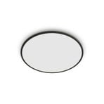 SuperSlim Deckenlampe schwarz Ø 25 cm 2.700 K IP54 - Philips
