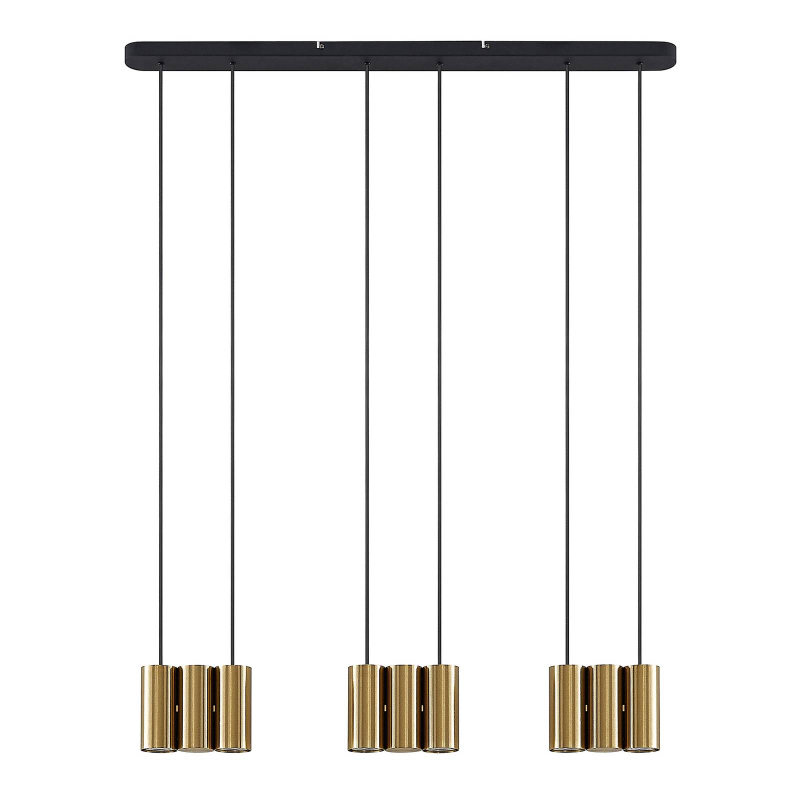 Lucande Pendant Light - Living / Dining Room - Hanging Light - dimmable - Modern - Gold