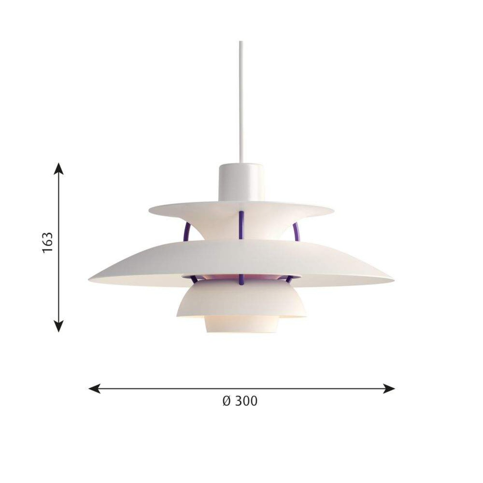 PH 5 Mini Candeeiro Suspenso Classic White - Louis Poulsen