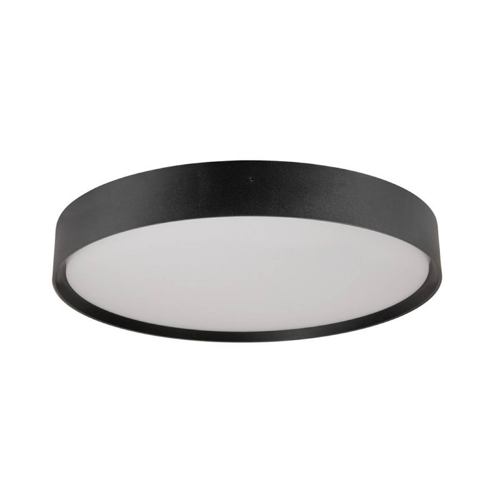 SLV LED-Deckenlampe Decona, Ø 42 cm, schwarz, Metall, CCT