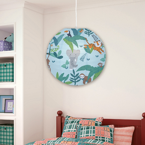 Suspension 4117002 motif animaux de la jungle