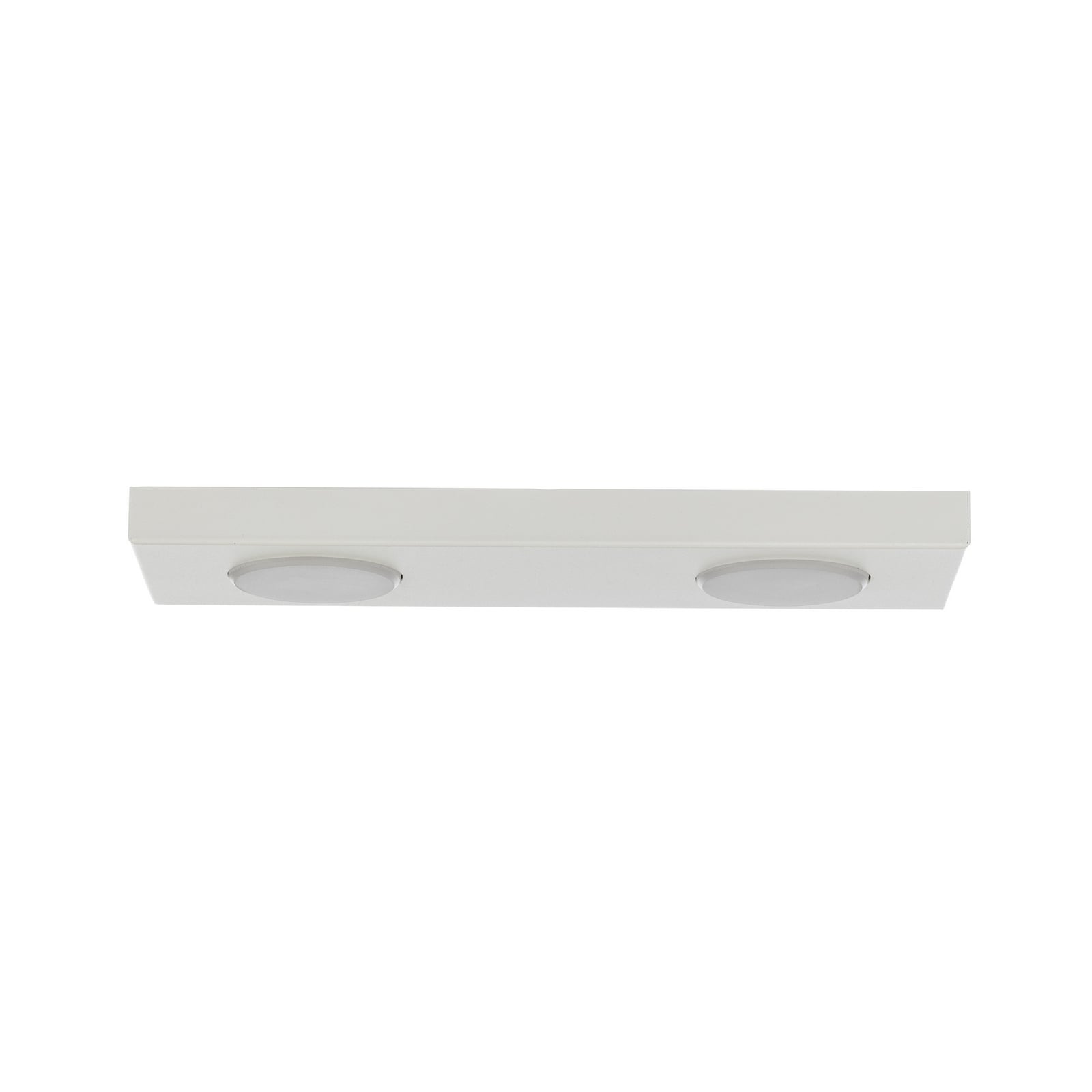 Plafonnier Hero, blanc, à 2 lampes, 35 x 12 cm, métal, GX53 Plafonnier Hero, blanc, à 2 lampes, 35 x 12 cm, métal, GX53