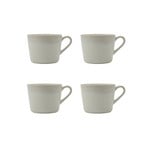 Serve Tasse, lot de 4, grès, crème - House Doctor