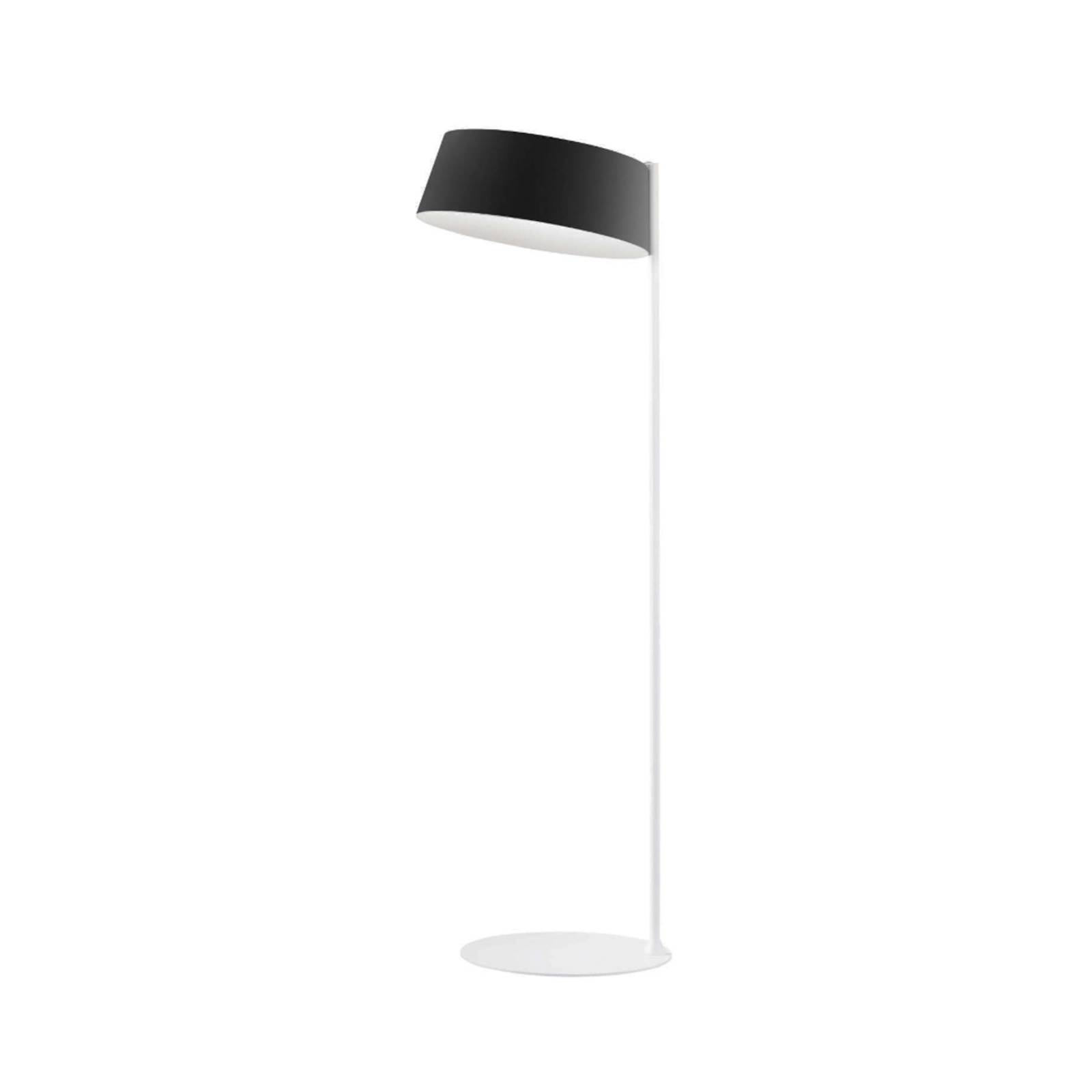 Stilnovo Oxygen FL2 stojacia LED lampa, čierna