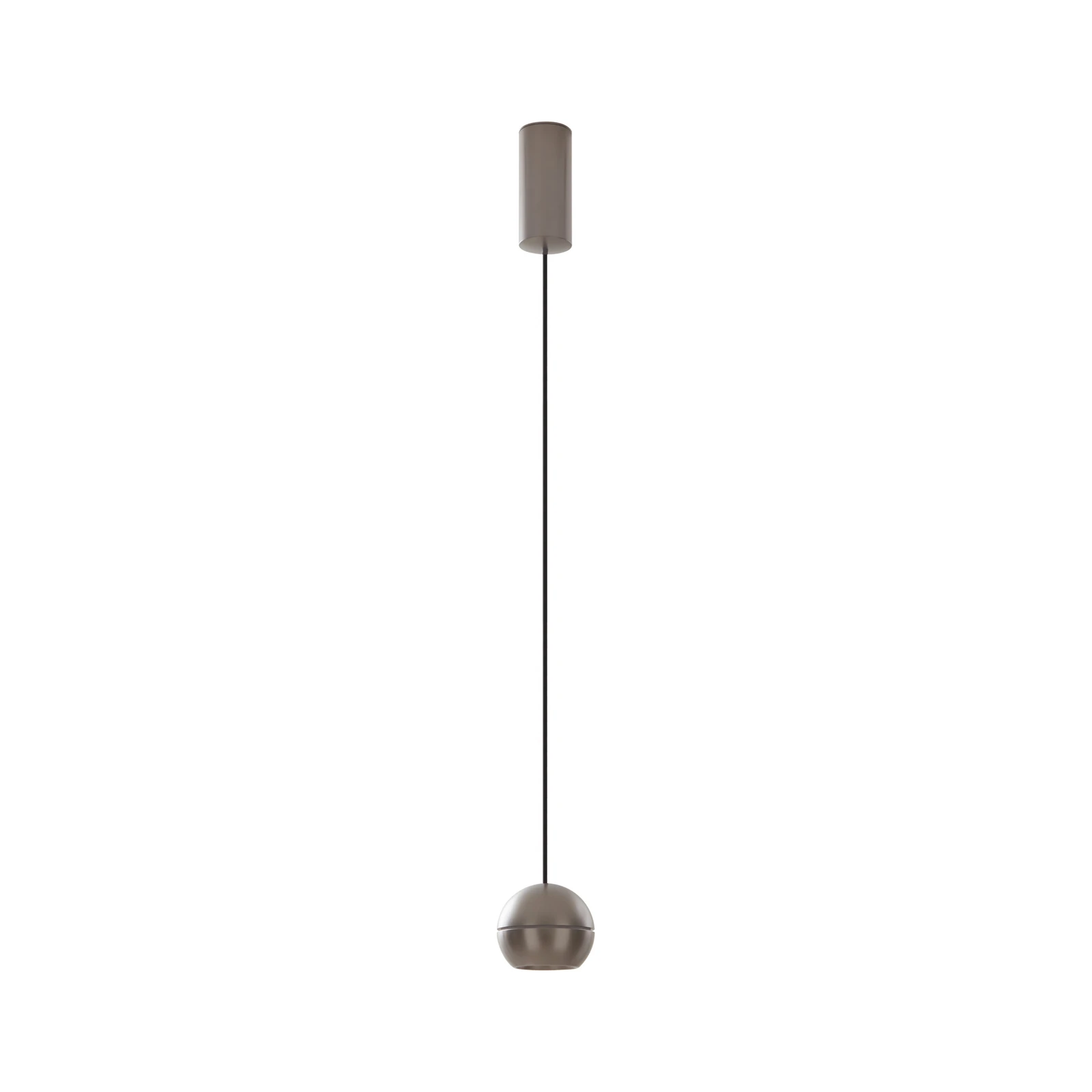 Lucande LED висящо осветление Plarion, цвят никел, алуминий, Ø 9 cm