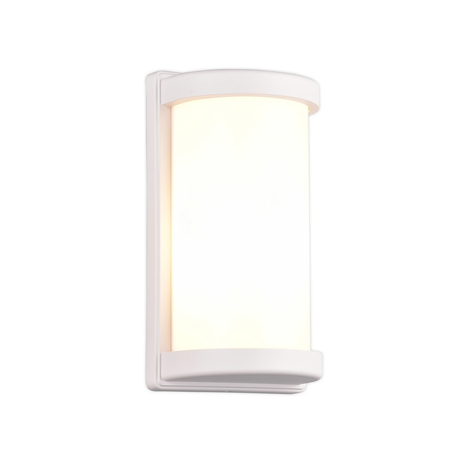 Puelo outdoor wall light die-cast aluminium, white