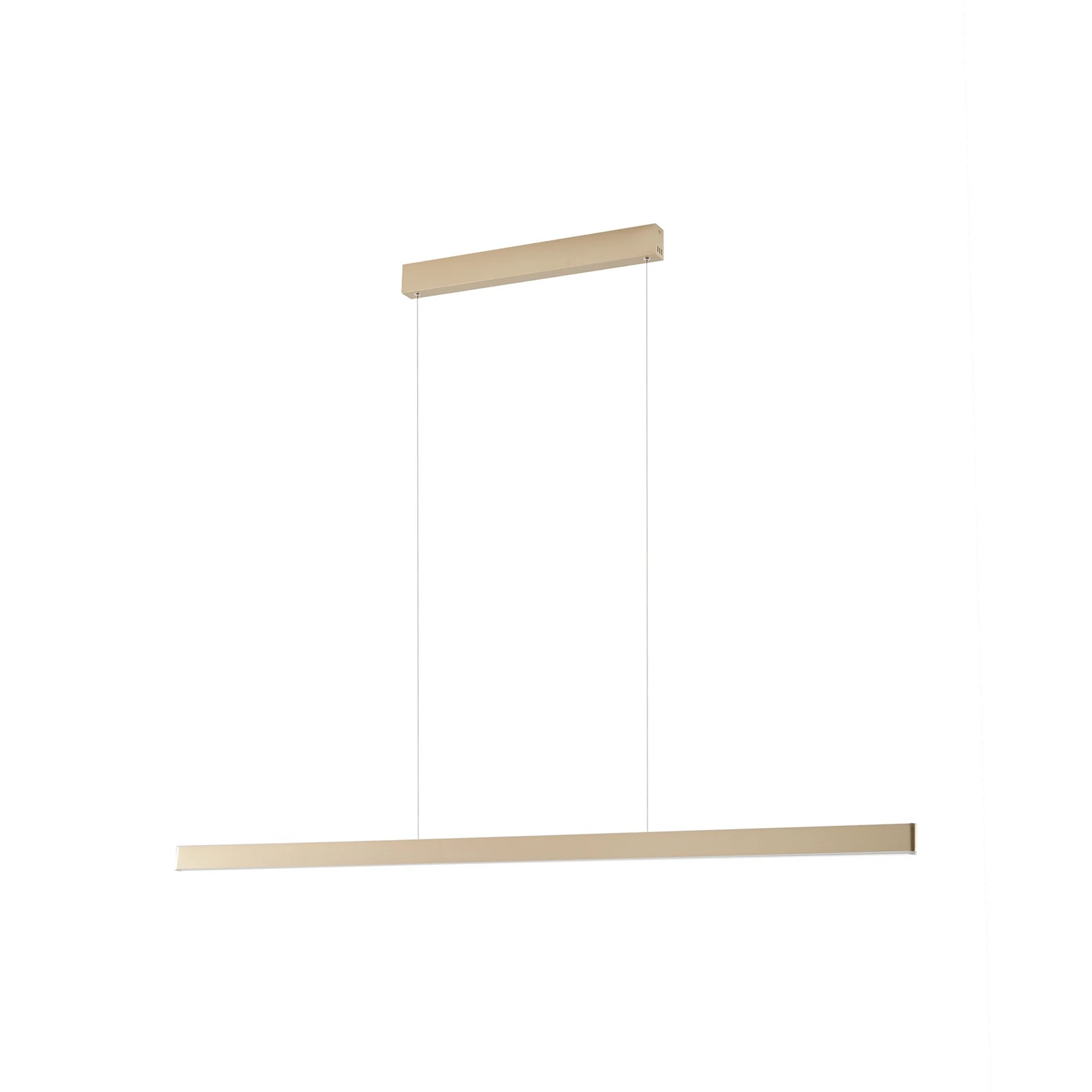 Lampada LED a sospensione Lucande Mylosh, oro, 150 cm, CCT, dimmerabile
