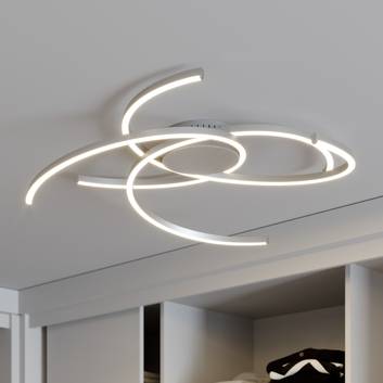 Lindby Katris lampa sufitowa LED, 73 cm, aluminium