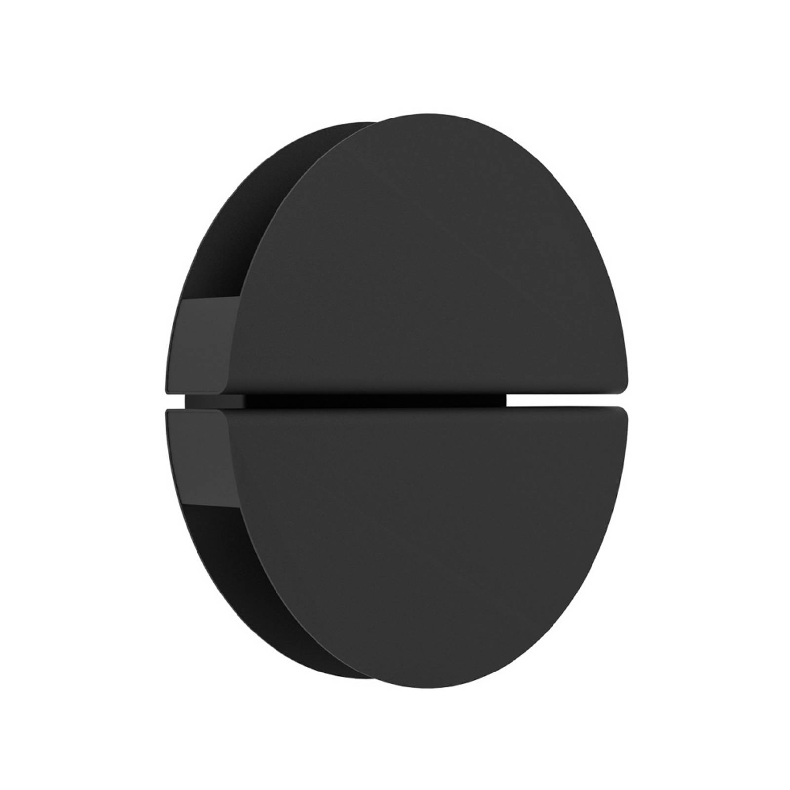 EGLO LED-Wandleuchte PIANOSA, schwarz, Ø 18 cm, IP44, CCT