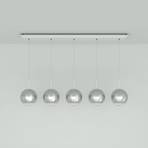 Tom Dixon Mirror Ball 25 cm Lineair 5-lamps chroom