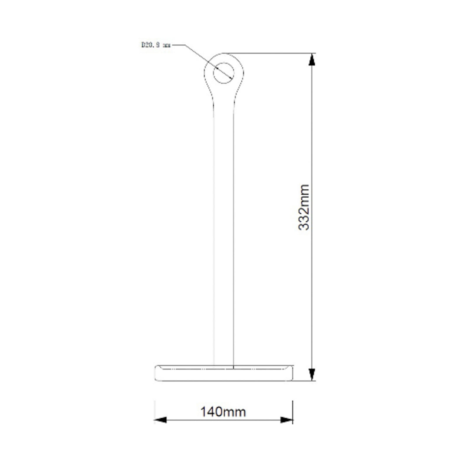 Portarotolo HDEya, legno di acacia, 33 cm - House Doctor
