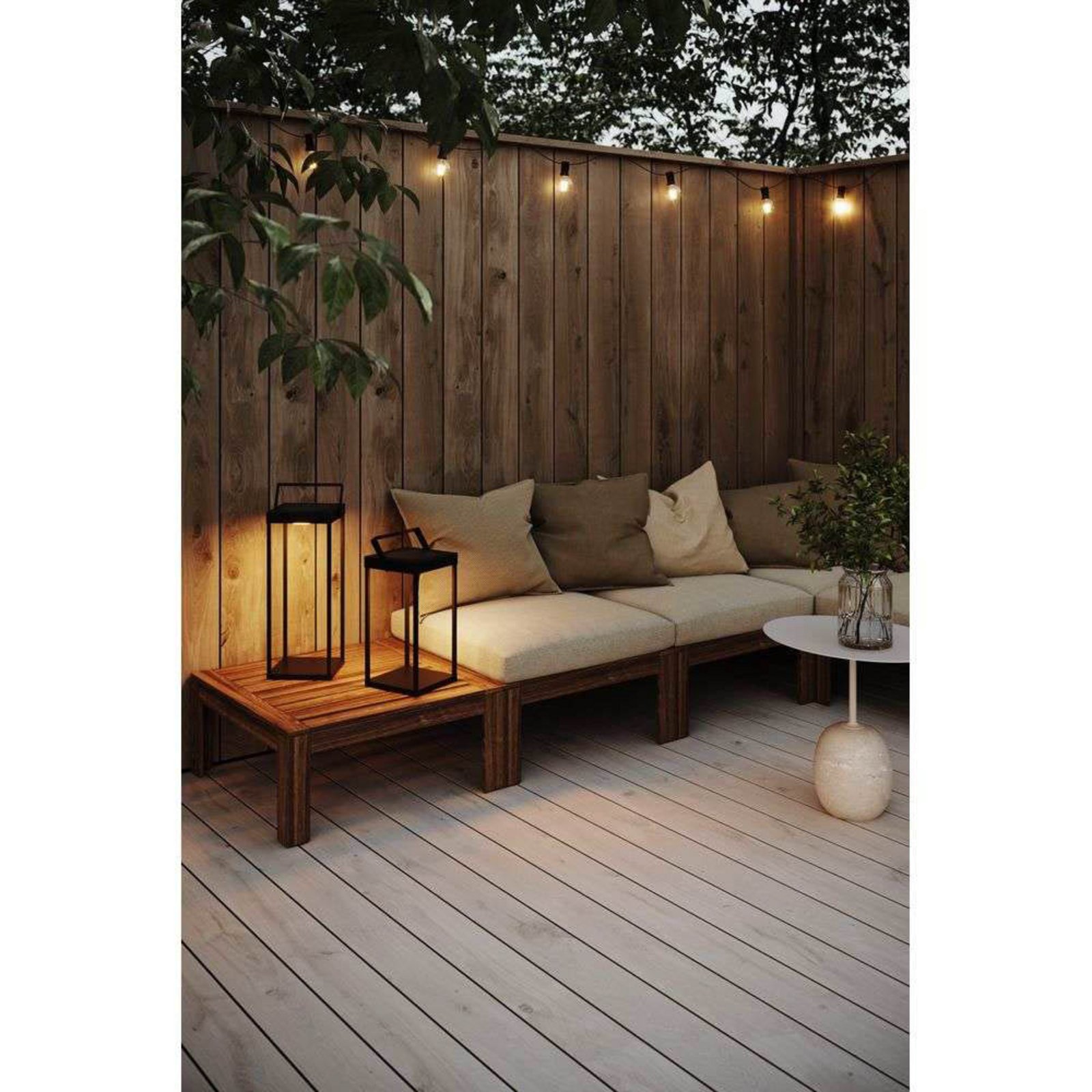 Pure Solar Udendørs Lantern H42 Black - Markslöjd