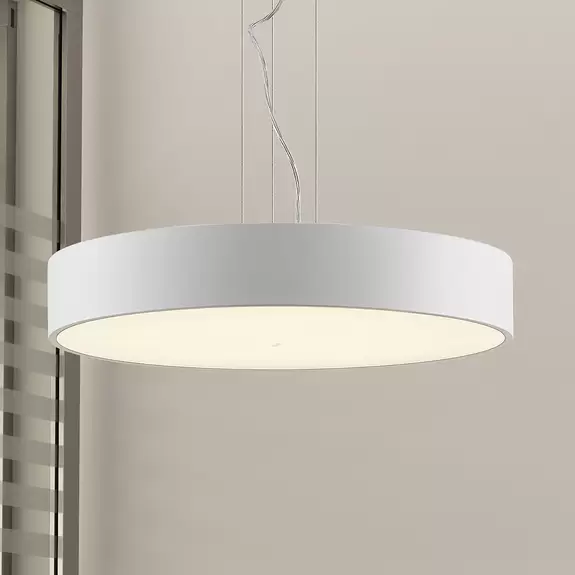 Lampenwelt Arcchio Noabelle LED-Hängelampe, weiß, 60 cm