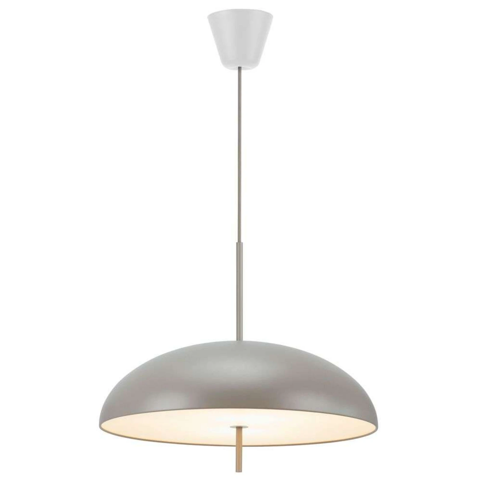 Versale pendant light, brown, Ø 50 cm