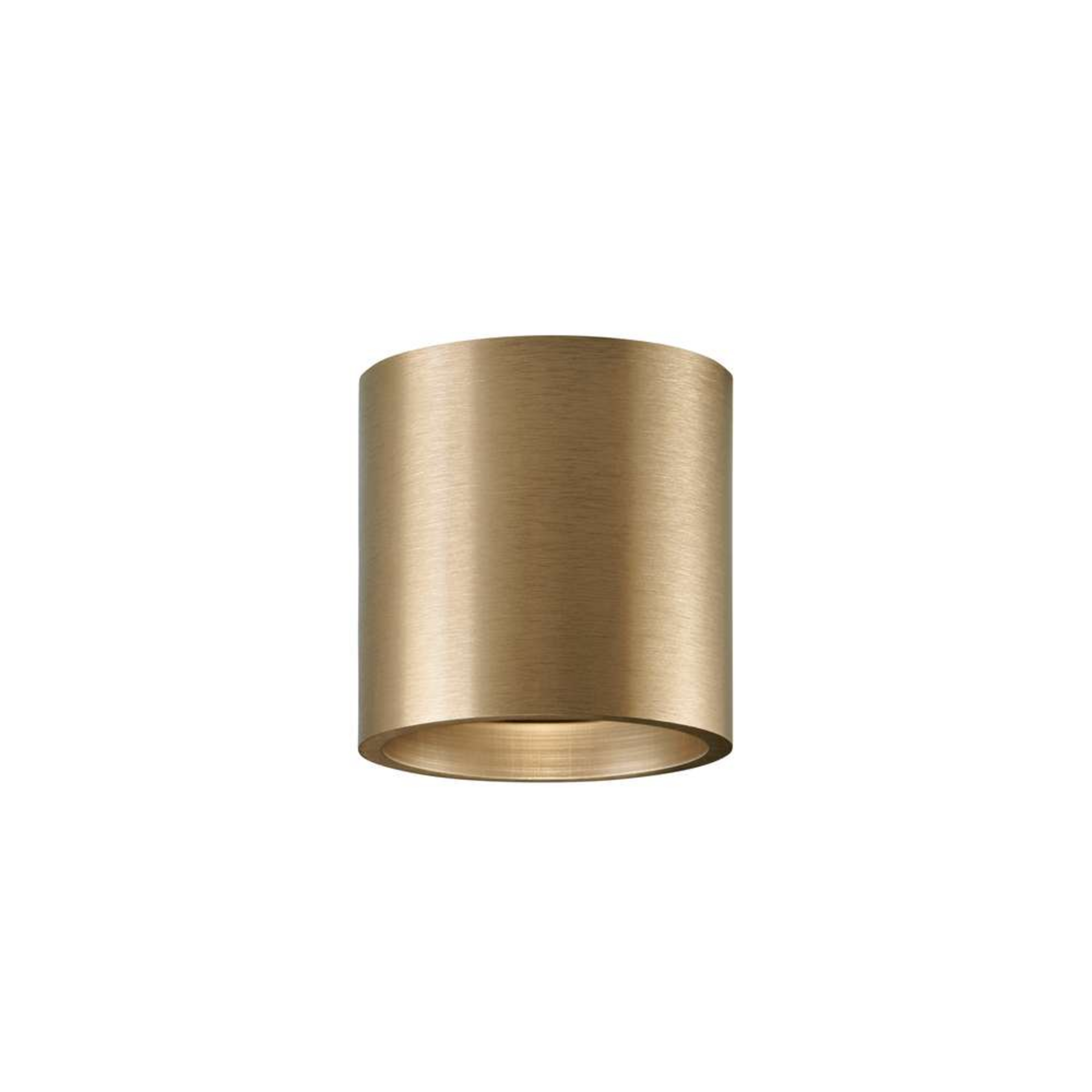 Solo 1 Round Plafondlamp 6W 2700K Brass - LIGHT-POINT