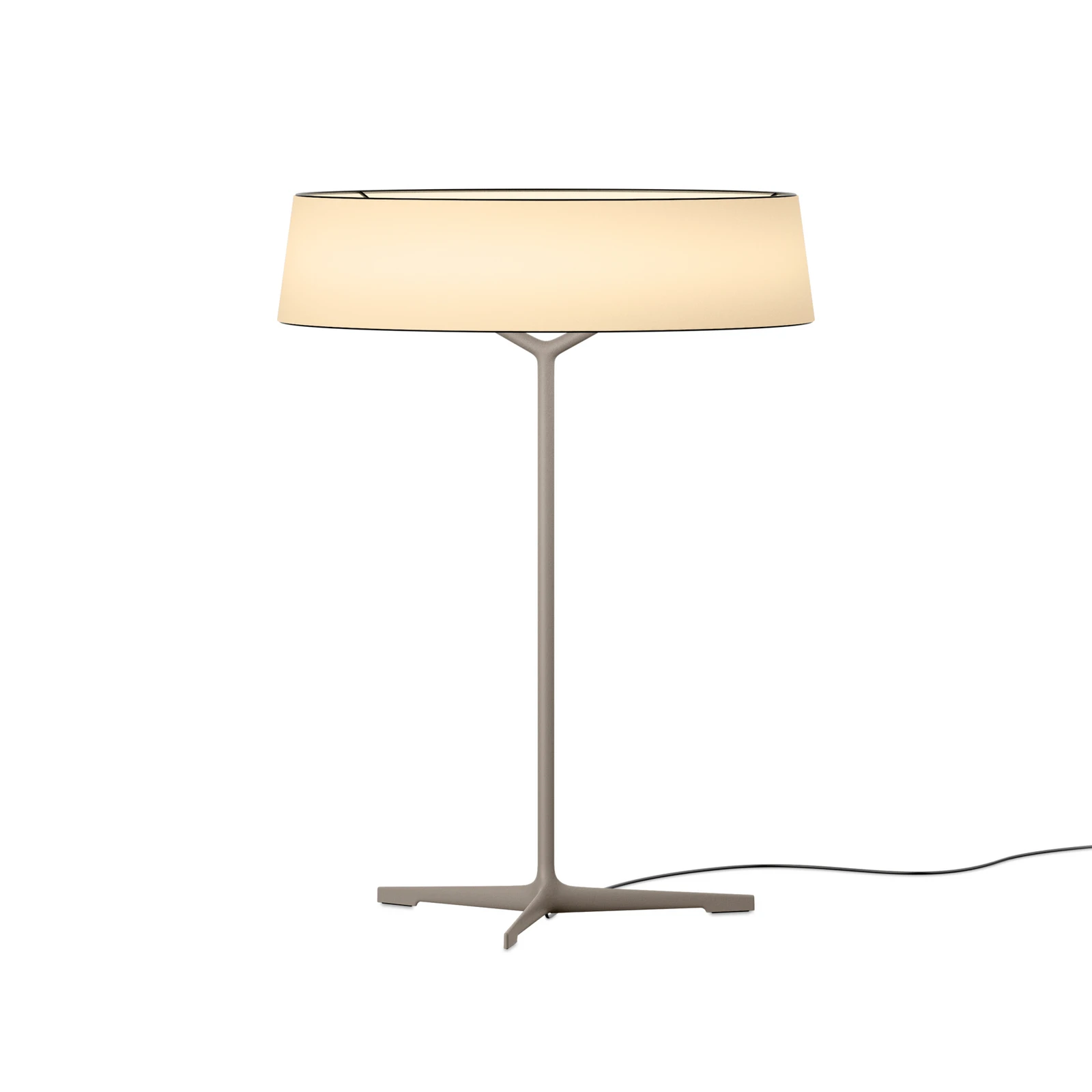 Vibia LED tafellamp DAMA, beige, hoogte 61 cm Papier/metaal